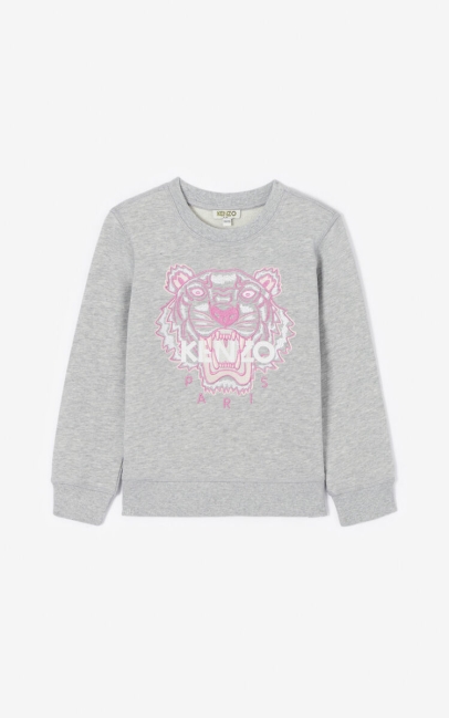 Kenzo Tiger Sweatshirt, FA55SW0014XA 98 Grey